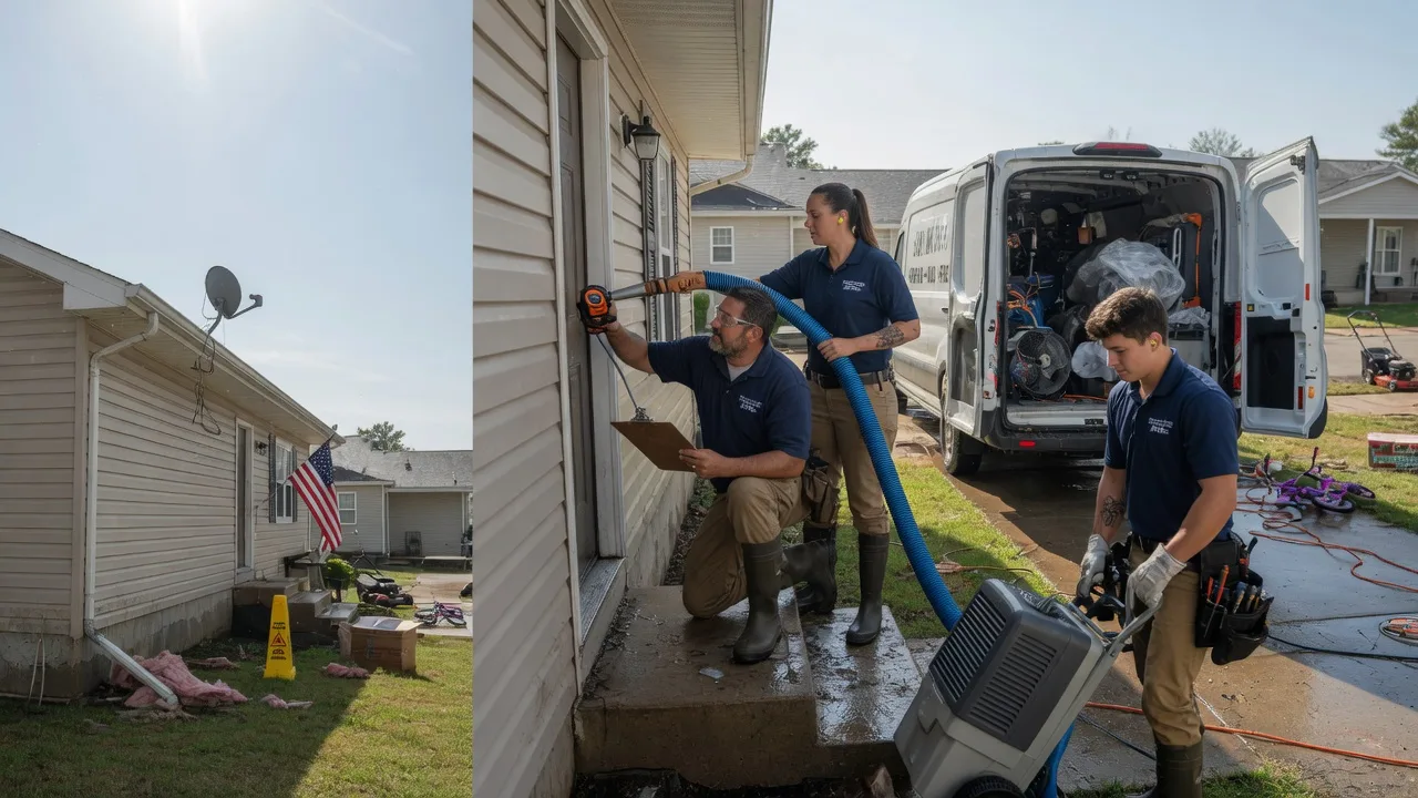 Ceiling Water Damage Restoration in Veedersburg, IN near me